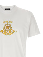 Versace White Cotton T-Shirt Versace