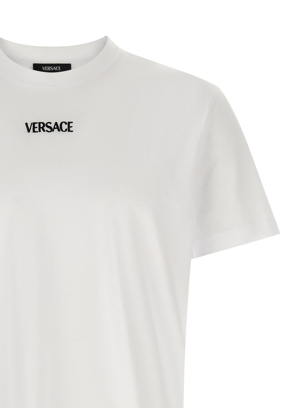 Versace White Cotton T-Shirt Versace