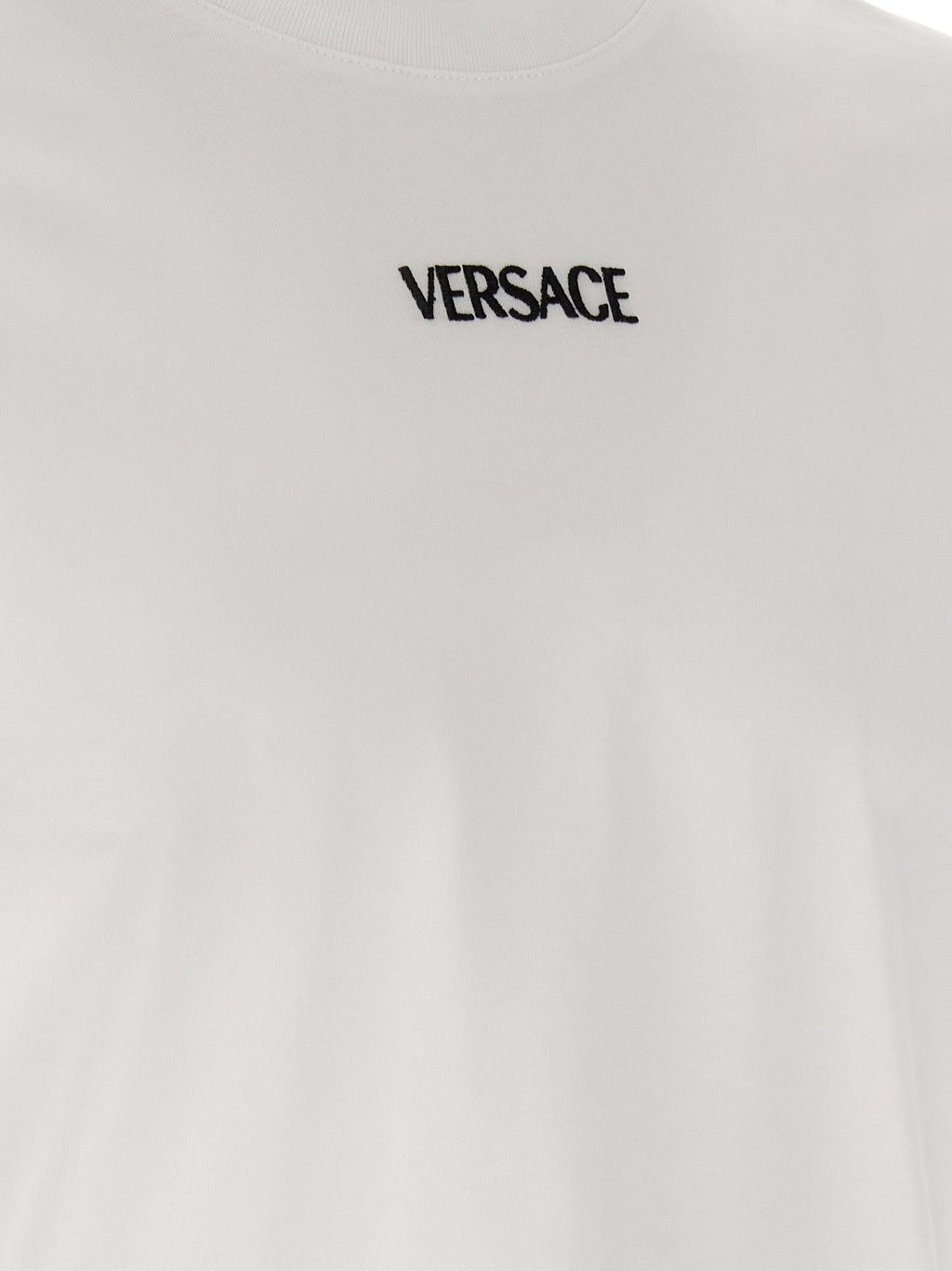 Versace White Cotton T-Shirt Versace