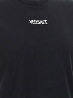 Versace Black Cotton T-Shirt Versace