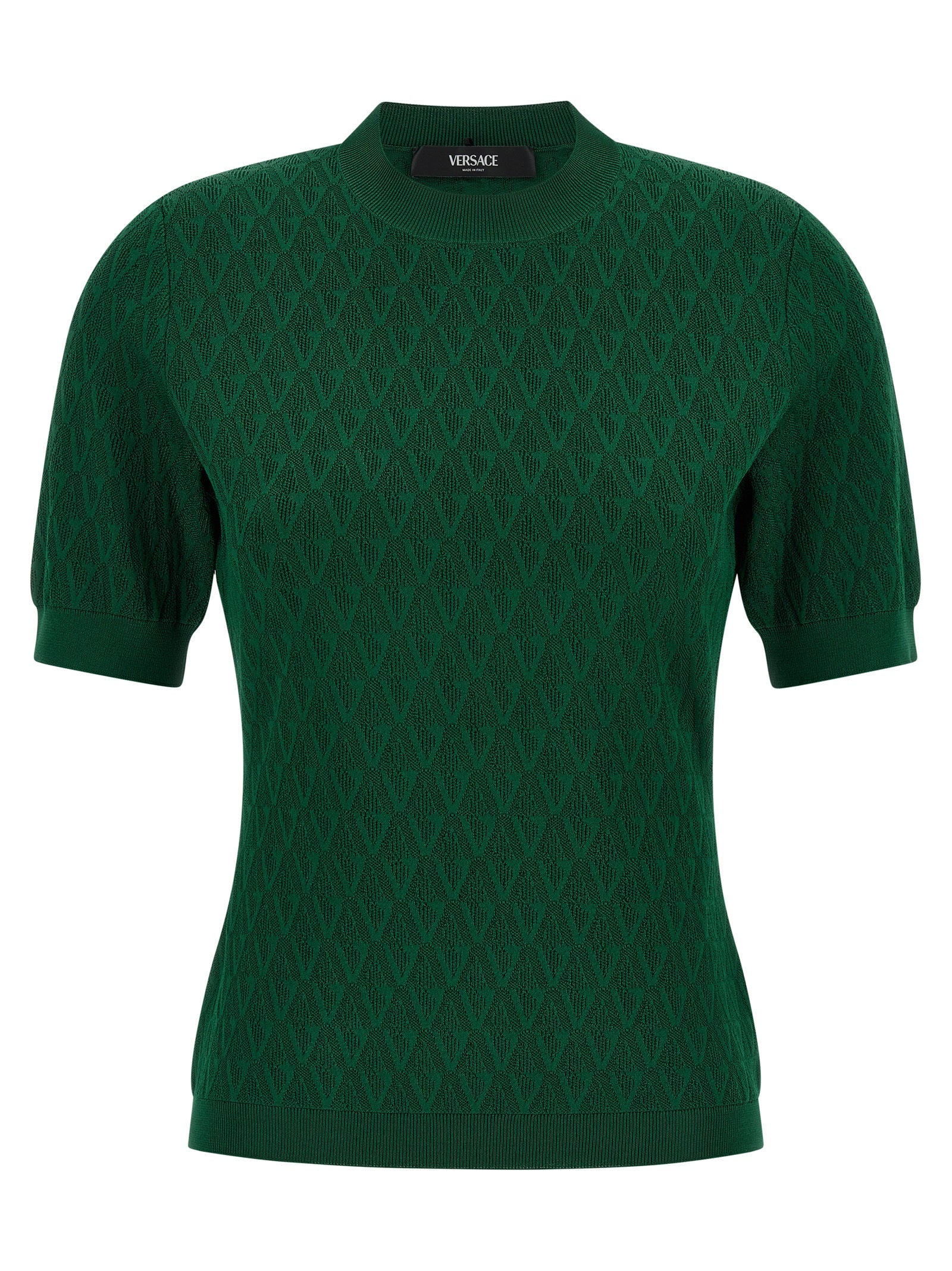 Versace Bicolor Viscose T-Shirt Versace
