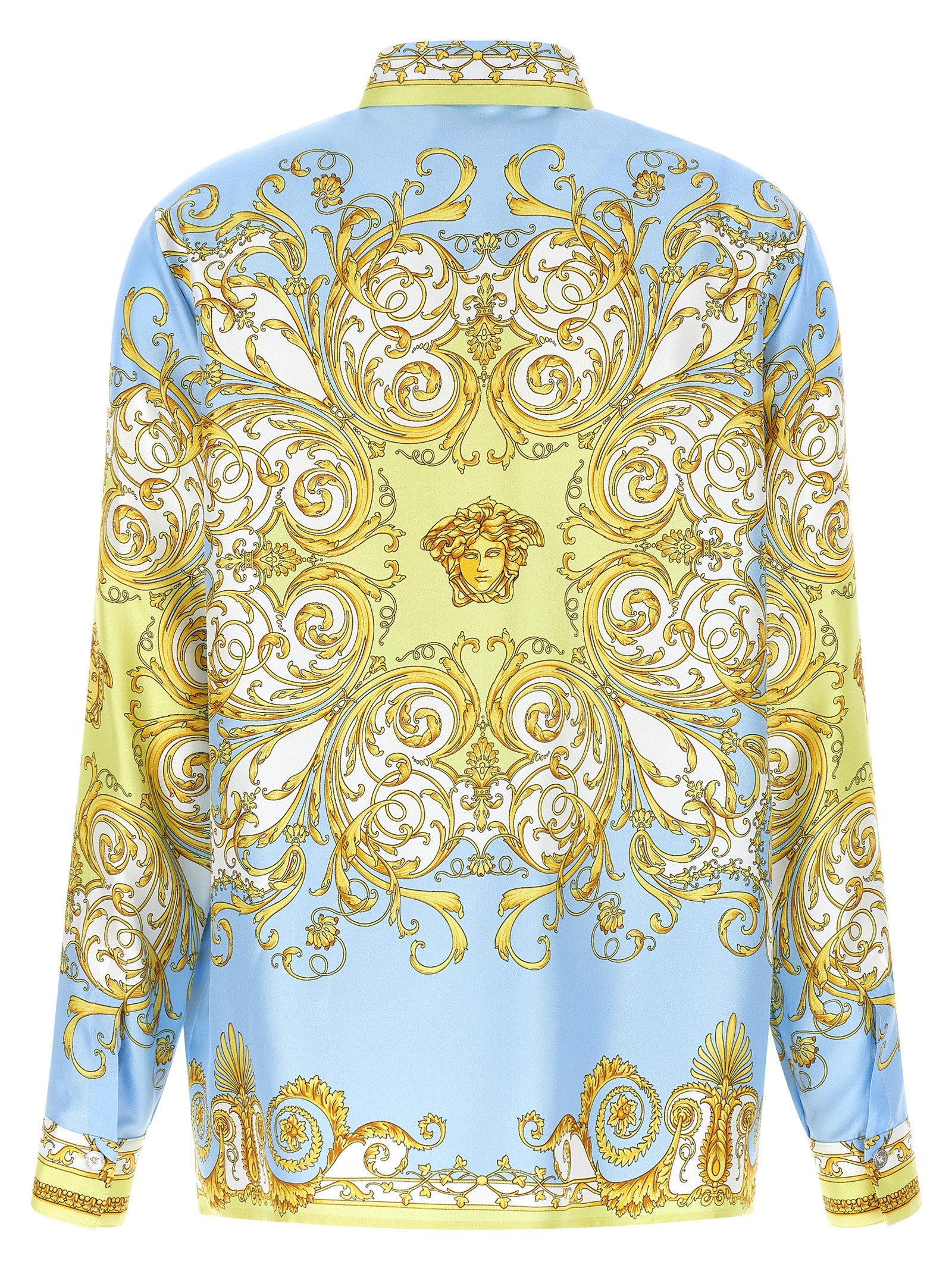 Versace Multicolor Silk Blouse Versace