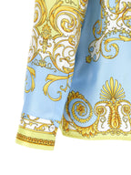 Versace Multicolor Silk Blouse Versace