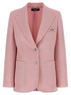 Versace Multicolor Virgin Wool Blazer Versace