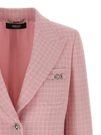 Versace Multicolor Virgin Wool Blazer Versace