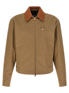 Versace Beige Cotton Jacket Versace
