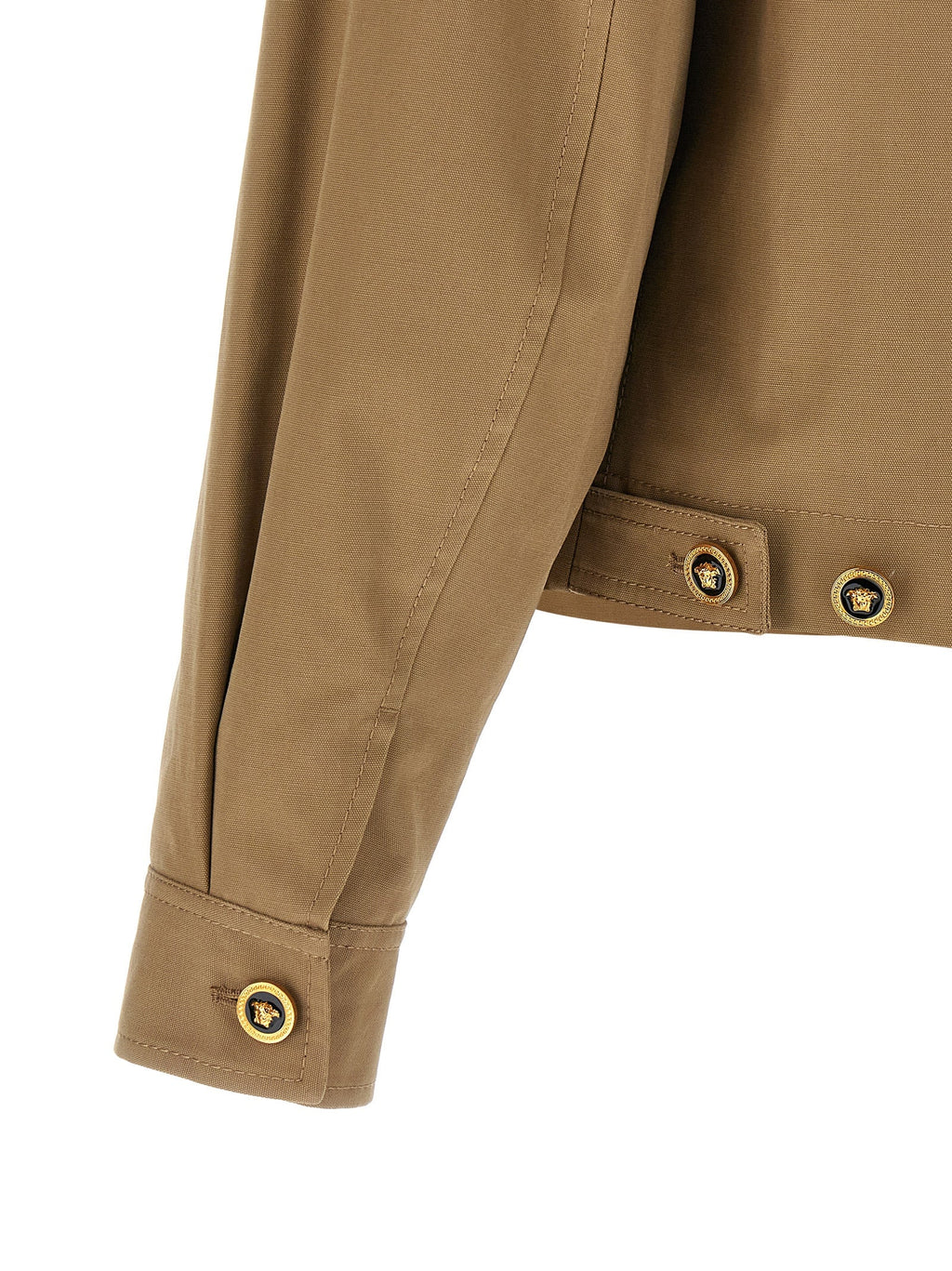 Versace Beige Cotton Jacket Versace