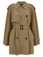 Balenciaga Beige Cotton Coat Balenciaga