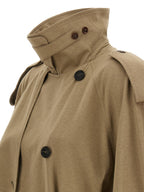 Balenciaga Beige Cotton Coat Balenciaga