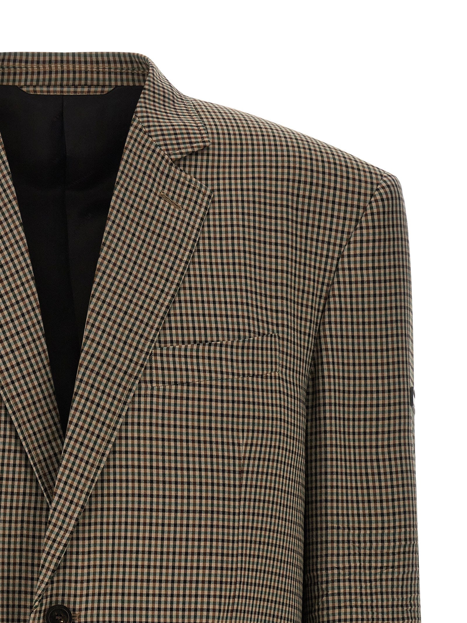 Balenciaga Brown Lyocell Blazer Balenciaga