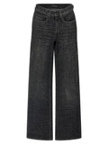 Balenciaga Black Cotton Flared Jeans Balenciaga
