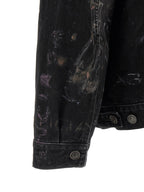 Balenciaga Black Cotton Denim Jacket Balenciaga