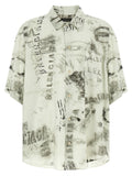 Balenciaga Gray Viscose Blouse Balenciaga