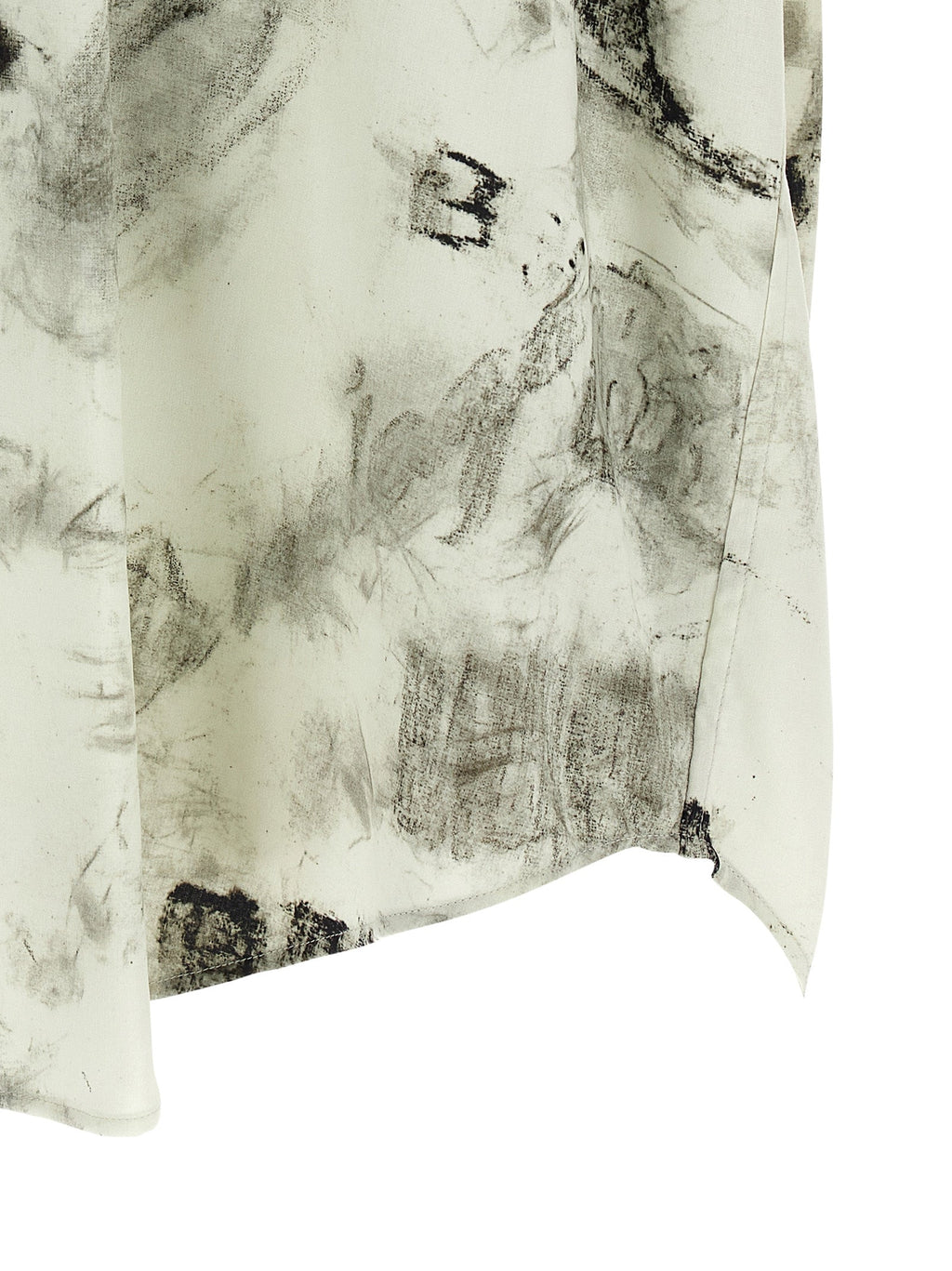 Balenciaga Gray Viscose Blouse Balenciaga