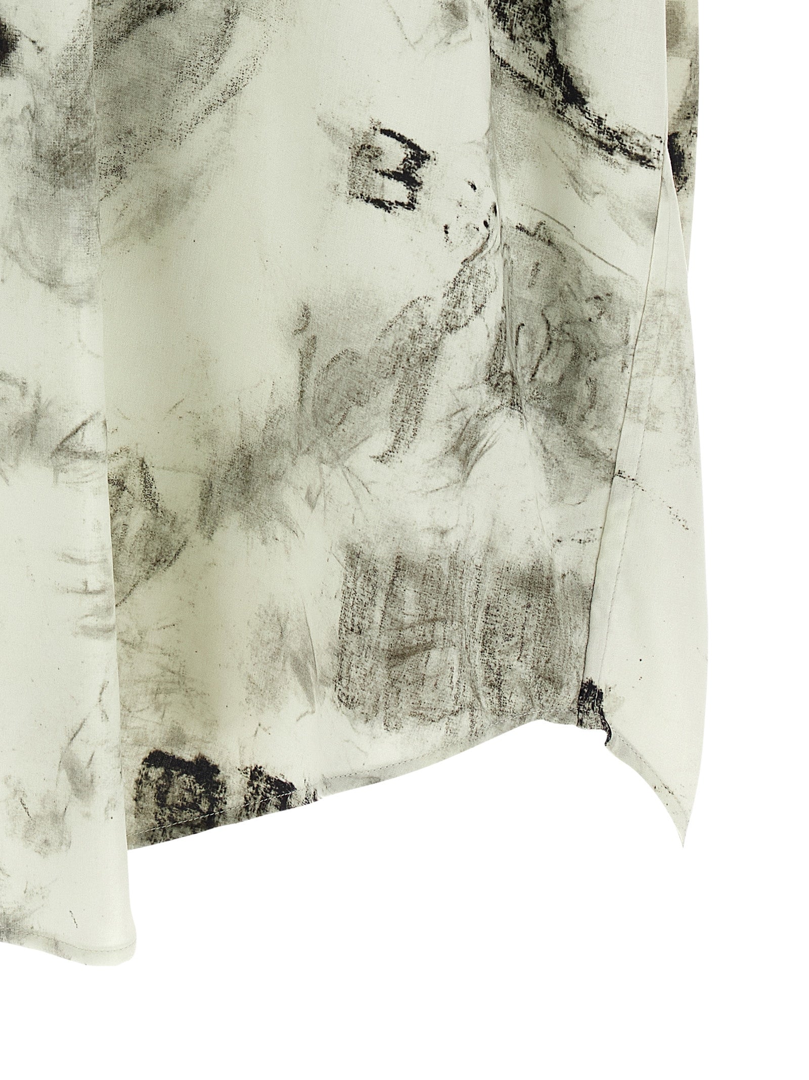 Balenciaga Gray Viscose Blouse Balenciaga