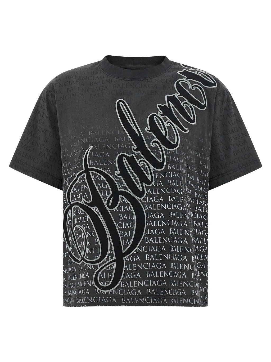 Balenciaga Black Cotton T-Shirt Balenciaga