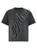 Balenciaga Black Cotton T-Shirt Balenciaga