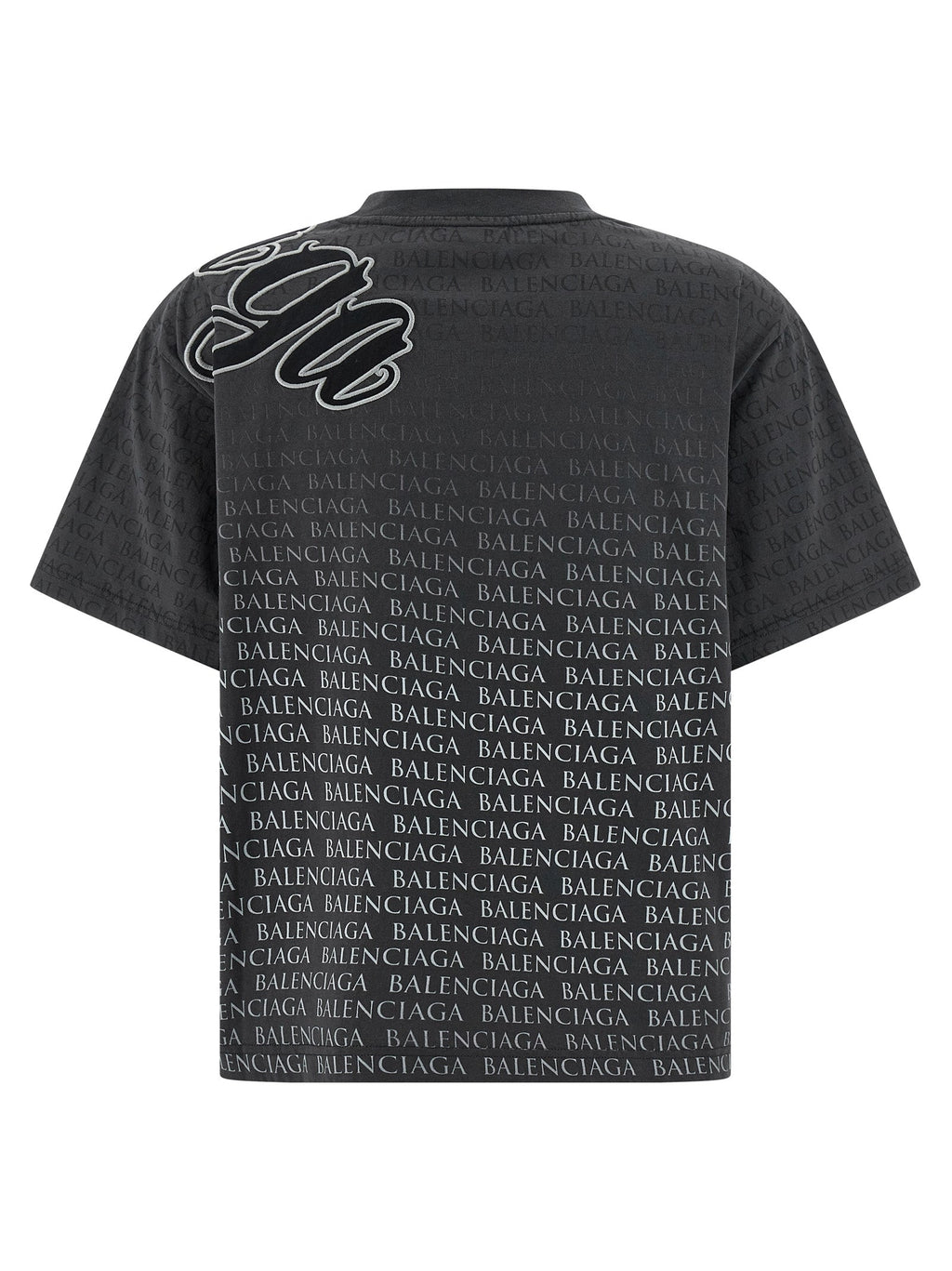 Balenciaga Black Cotton T-Shirt Balenciaga