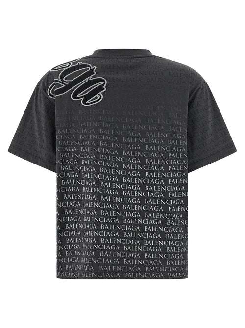 Balenciaga Black Cotton T-Shirt Balenciaga
