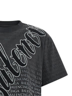 Balenciaga Black Cotton T-Shirt Balenciaga