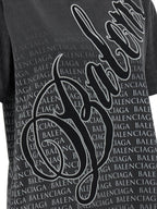 Balenciaga Black Cotton T-Shirt Balenciaga
