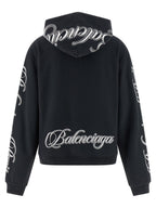 Balenciaga Black Cotton Sweatshirt Balenciaga