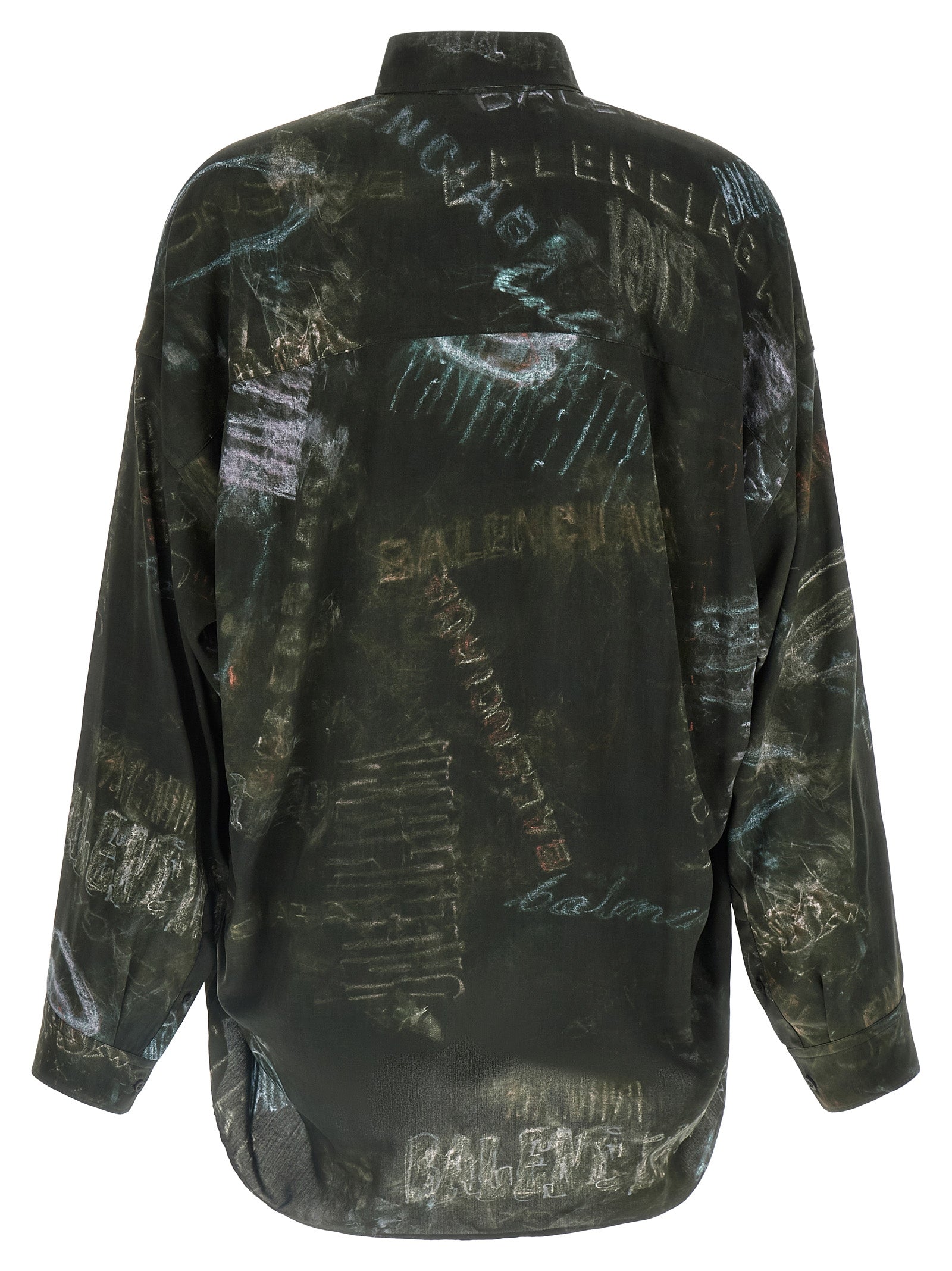 Balenciaga Black Viscose Blouse Balenciaga
