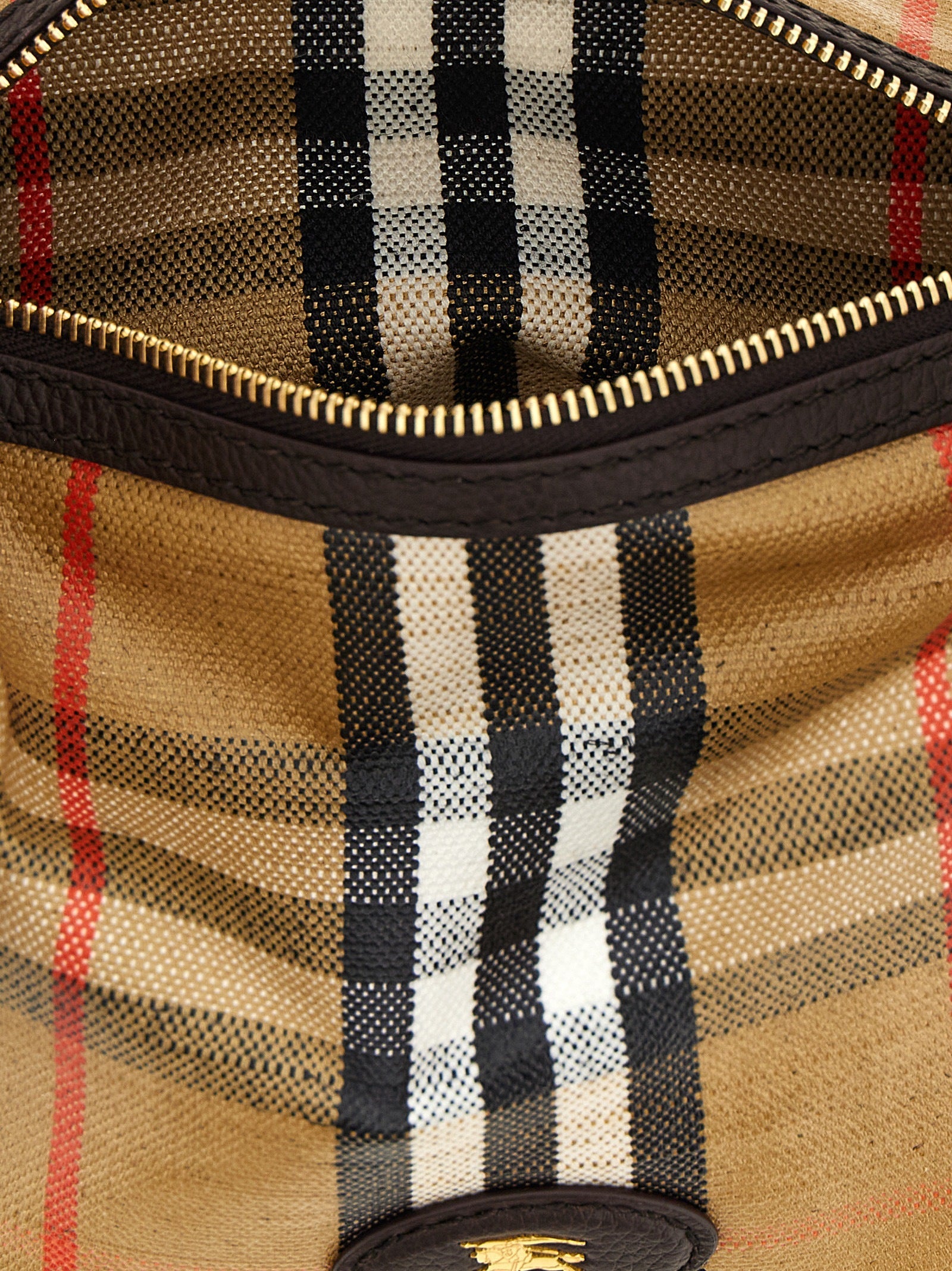 Burberry Beige Cotton Handbag Burberry