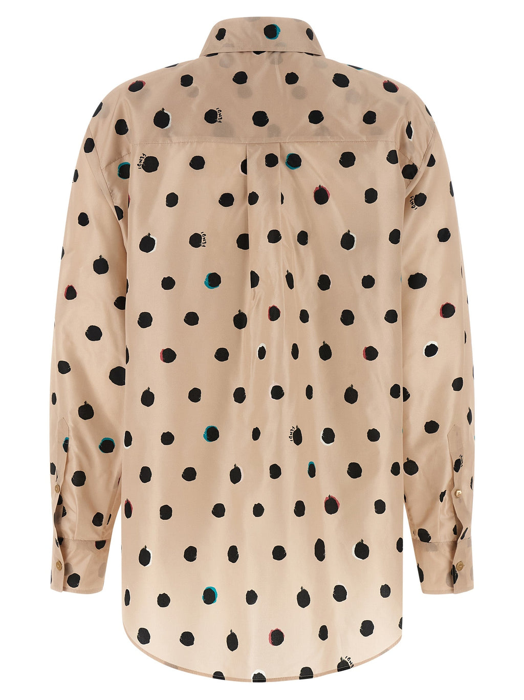 Fendi Multicolor Silk Blouse Fendi