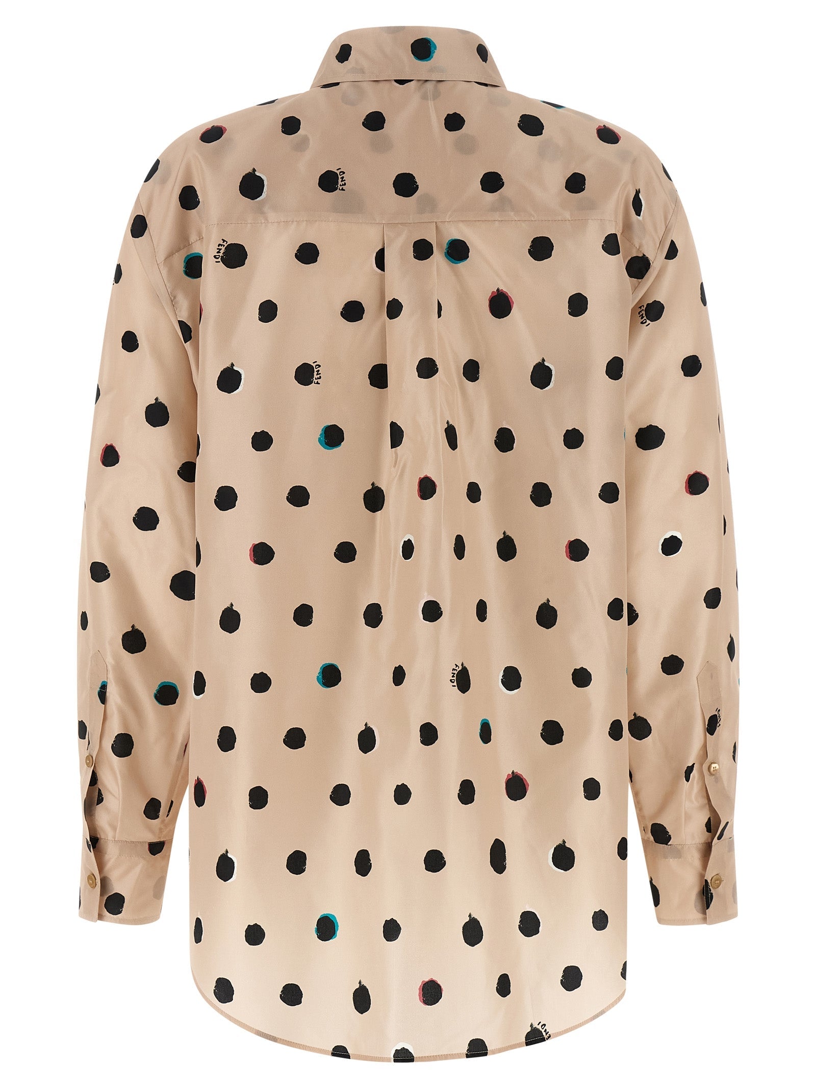 Fendi Multicolor Silk Blouse Fendi