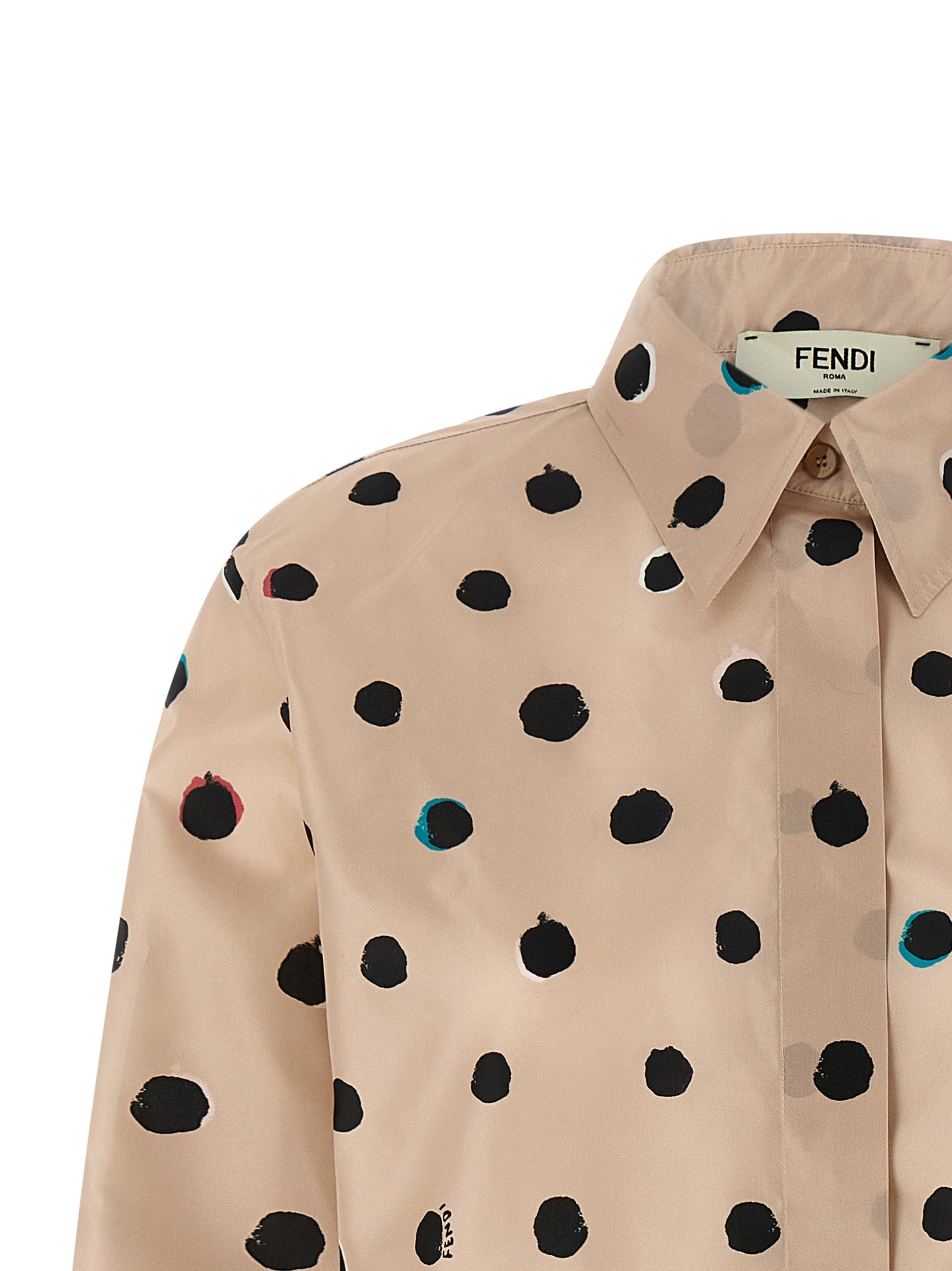 Fendi Multicolor Silk Blouse Fendi