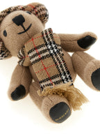 Burberry Beige Wool Keychain Burberry