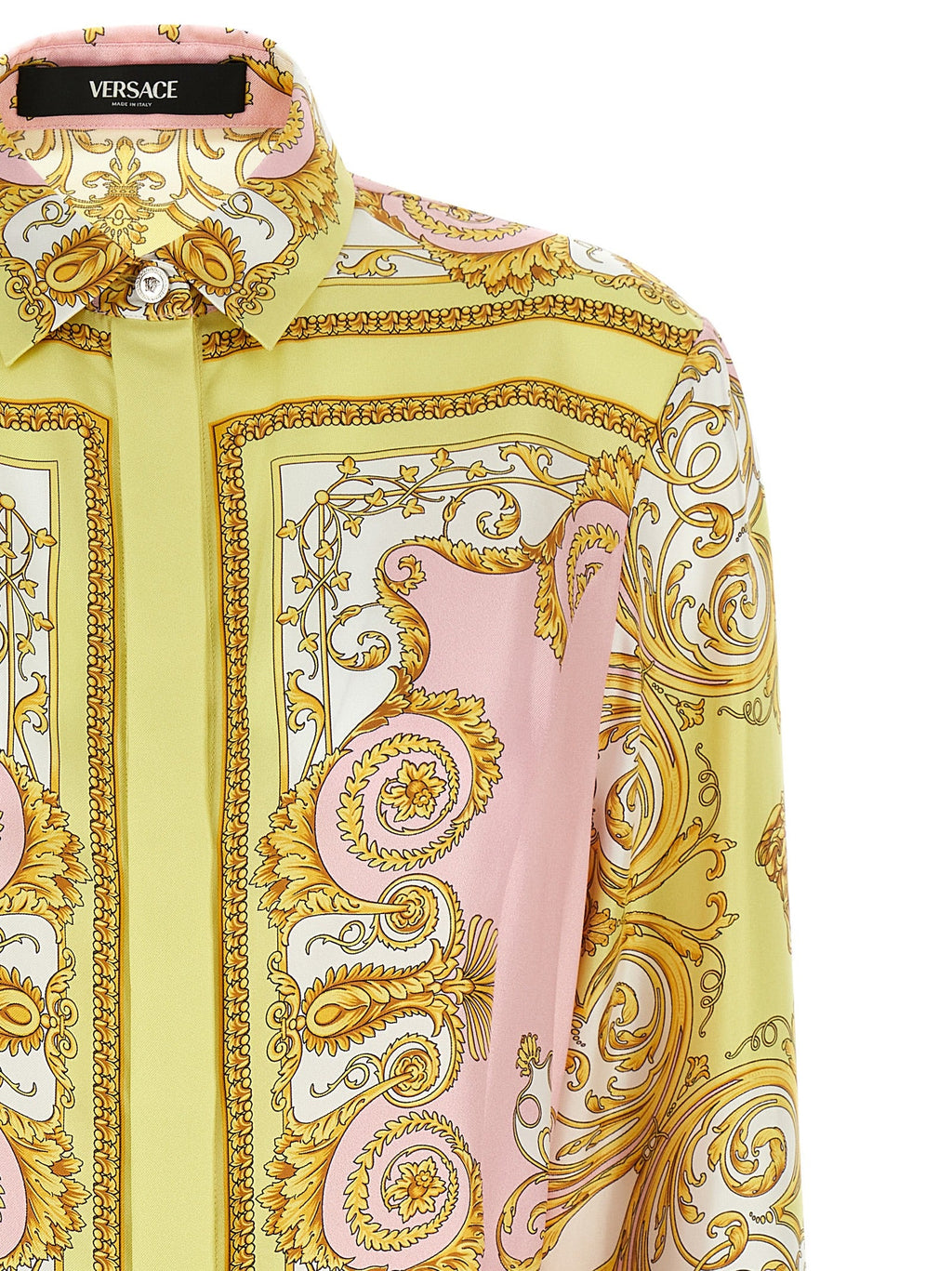 Versace Multicolor Silk Short Dress Versace