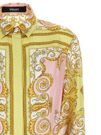 Versace Multicolor Silk Short Dress Versace