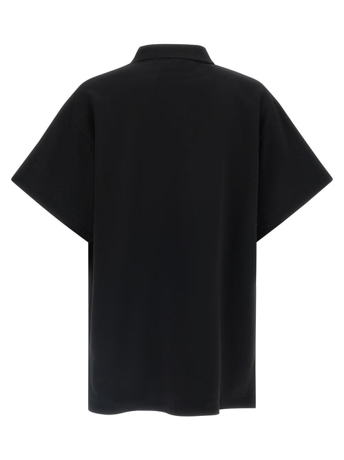 Balenciaga Black Cotton Polo Shirt Balenciaga