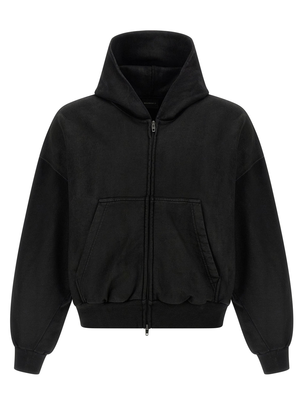 Balenciaga Black Cotton Sweatshirt Balenciaga