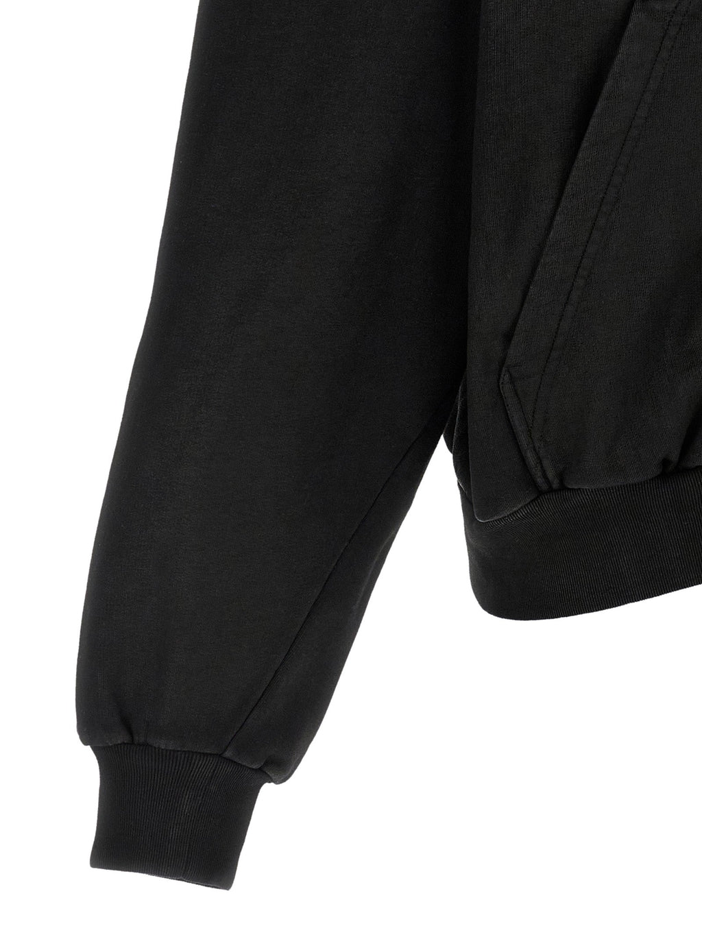 Balenciaga Black Cotton Sweatshirt Balenciaga