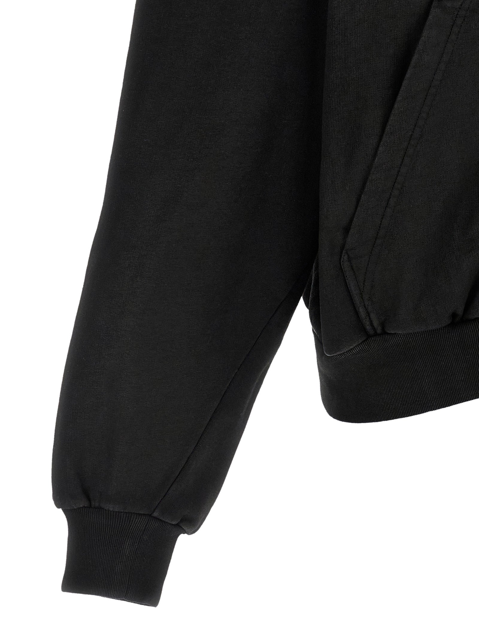 Balenciaga Black Cotton Sweatshirt Balenciaga