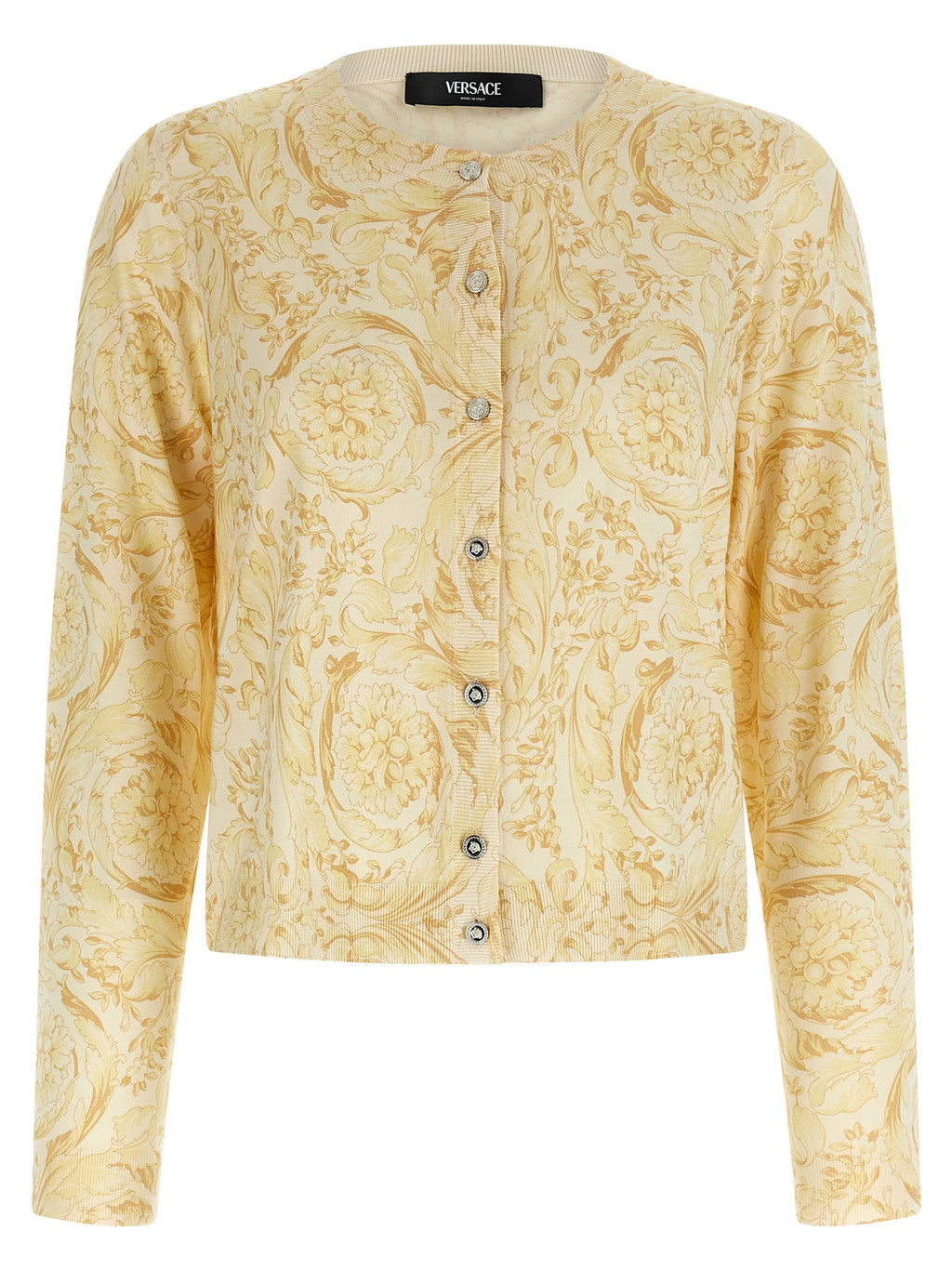 Versace Bicolor Silk Cardigan Versace
