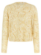 Versace Bicolor Silk Cardigan Versace