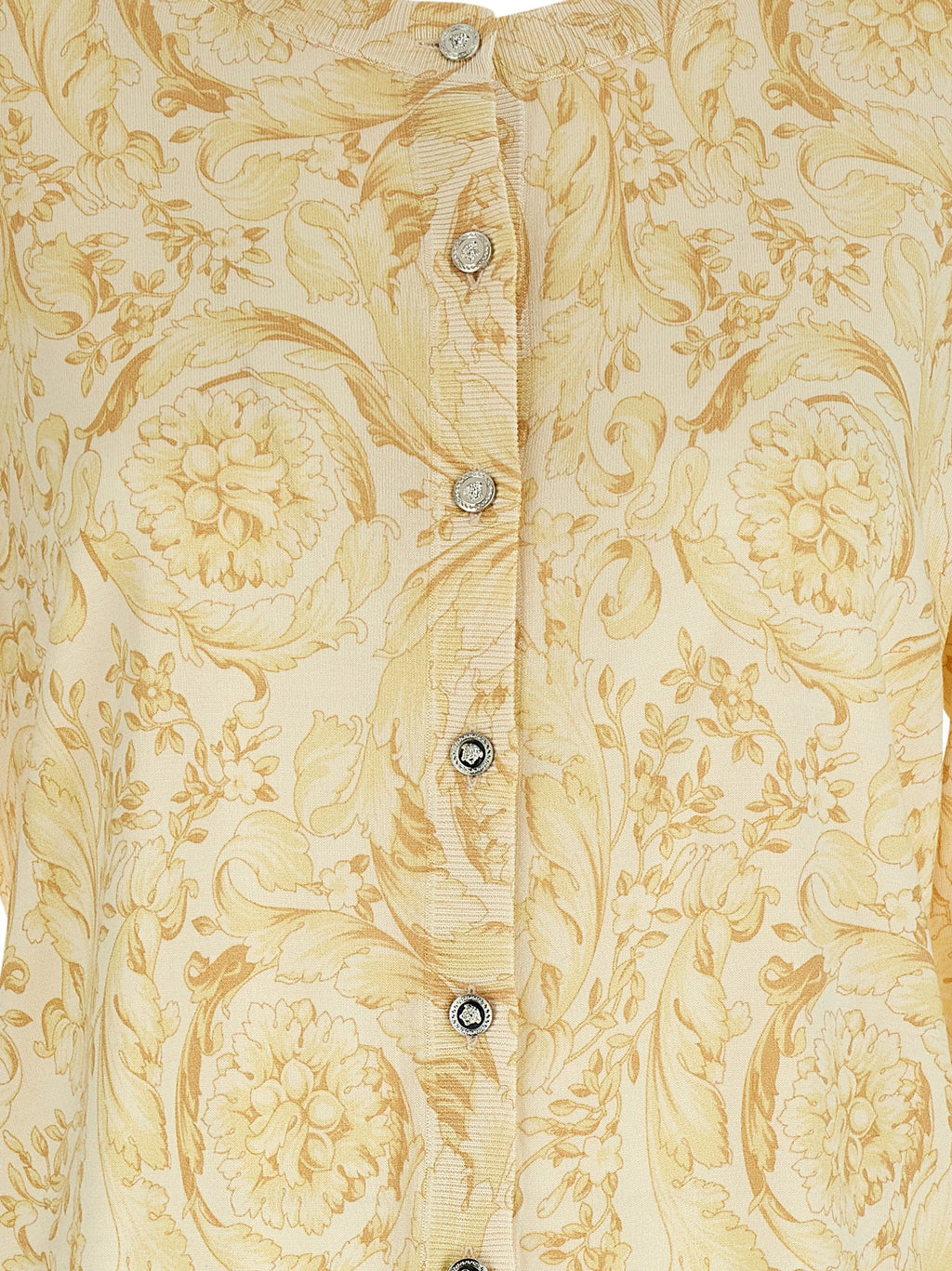Versace Bicolor Silk Cardigan Versace