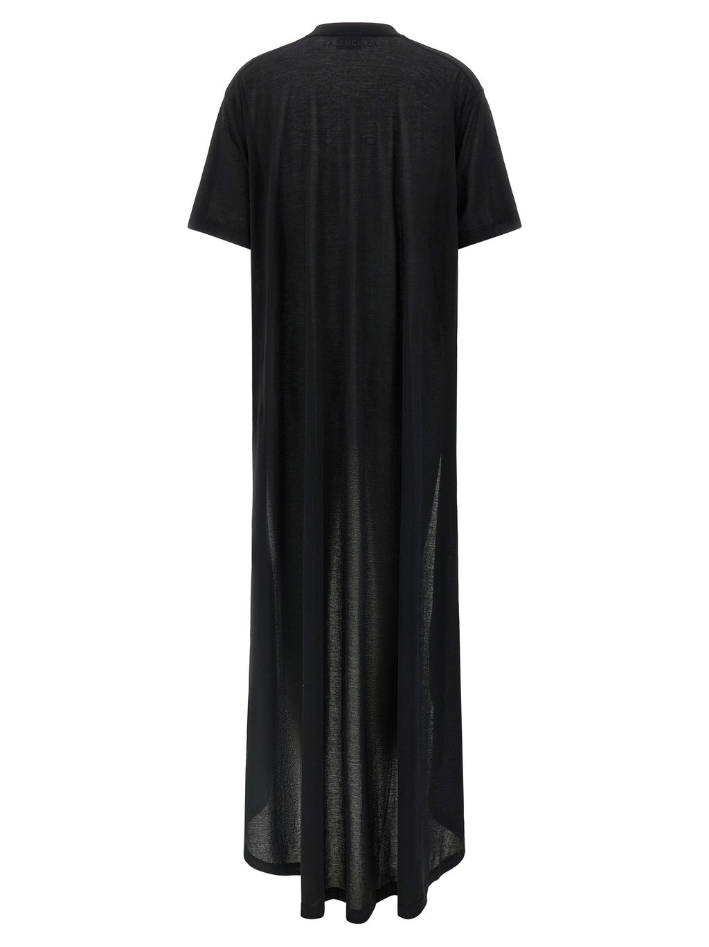 Balenciaga Black Cotton Casual Dress Balenciaga