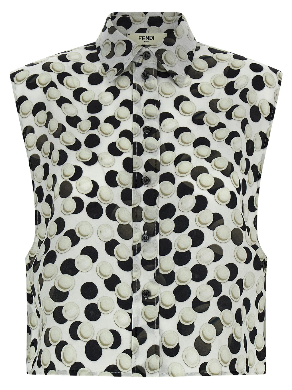 Fendi Multicolor Silk Pattern Shirt Fendi