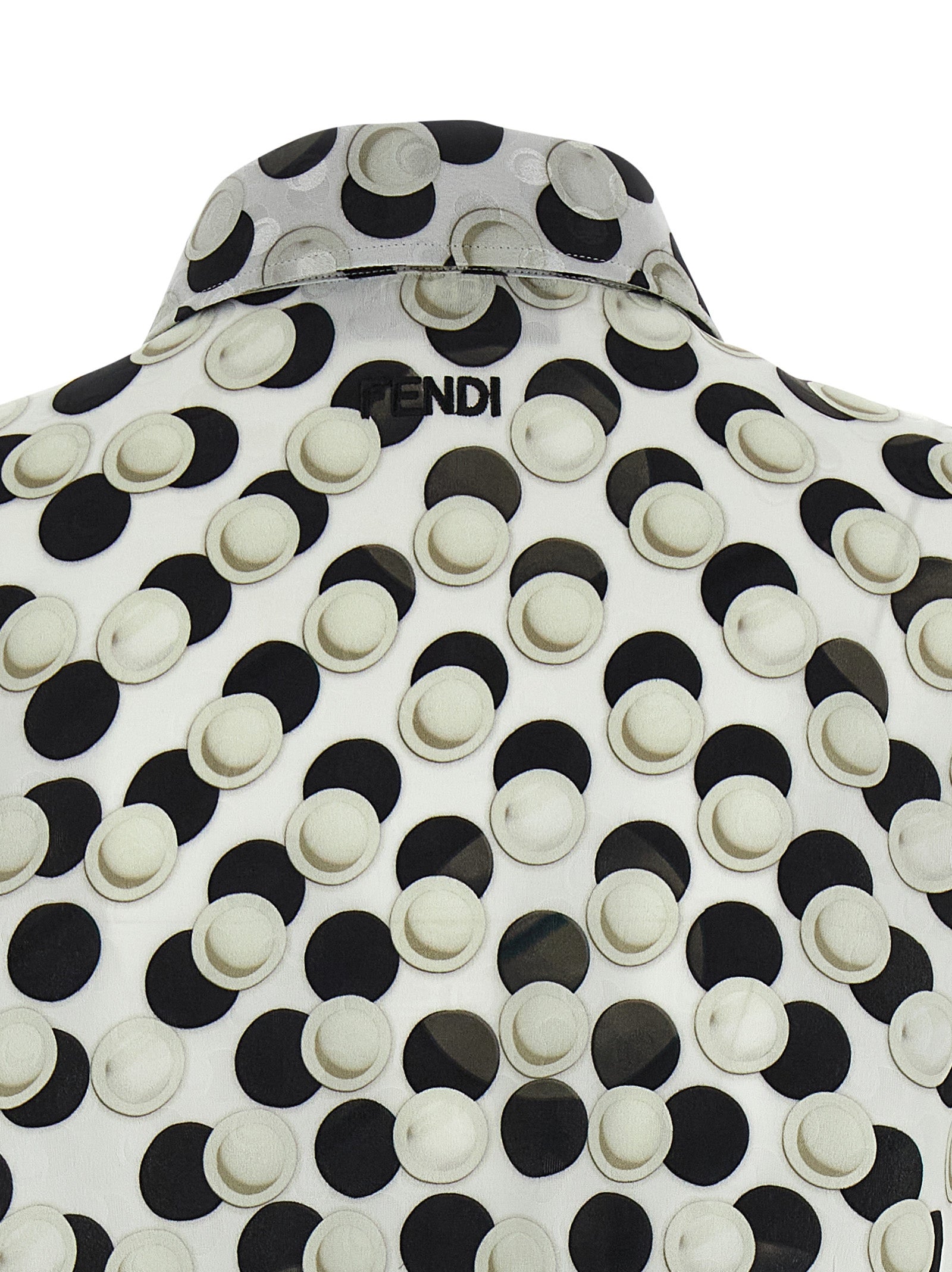 Fendi Multicolor Silk Pattern Shirt Fendi