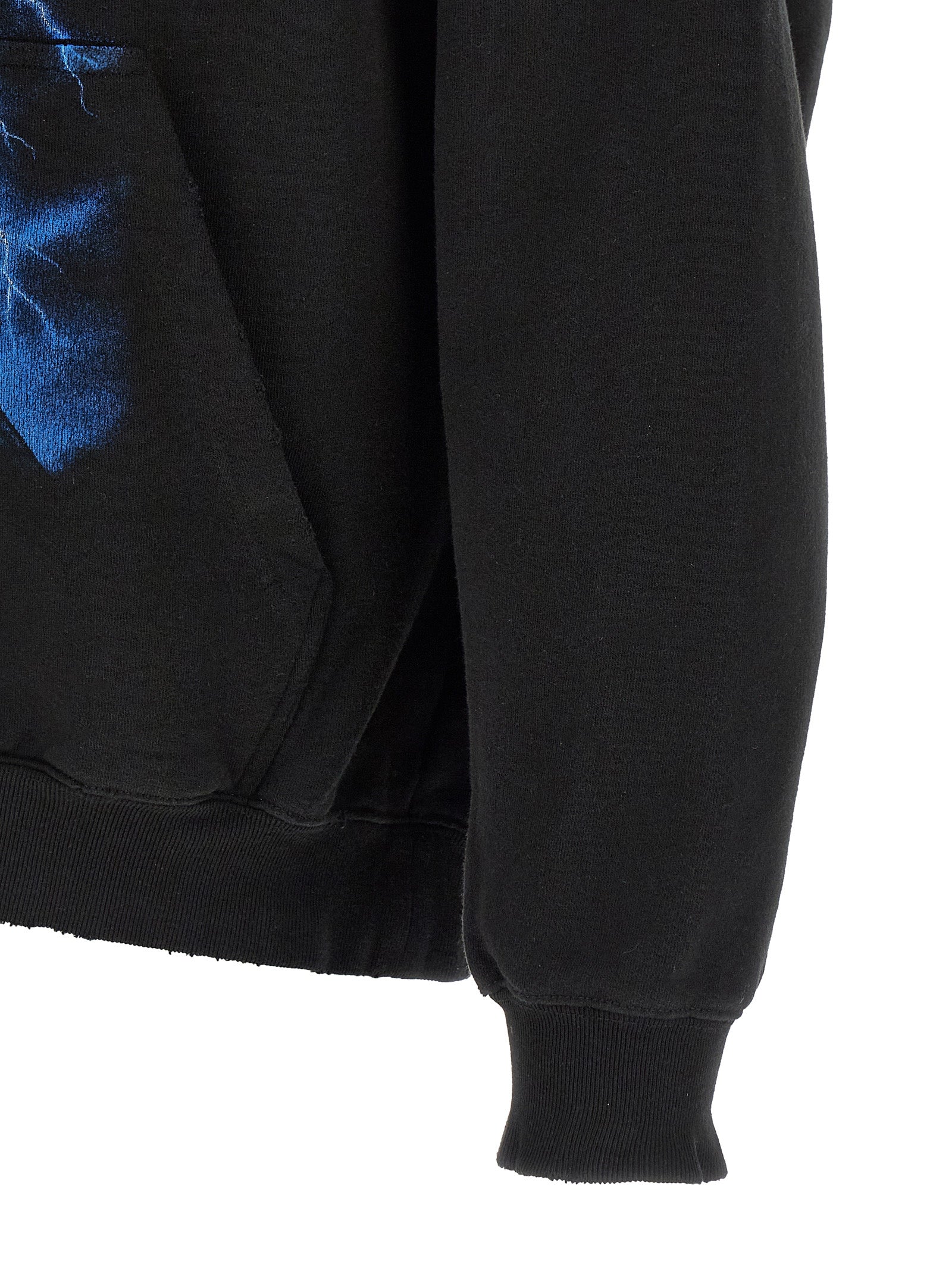 Balenciaga Black Cotton Sweatshirt Balenciaga