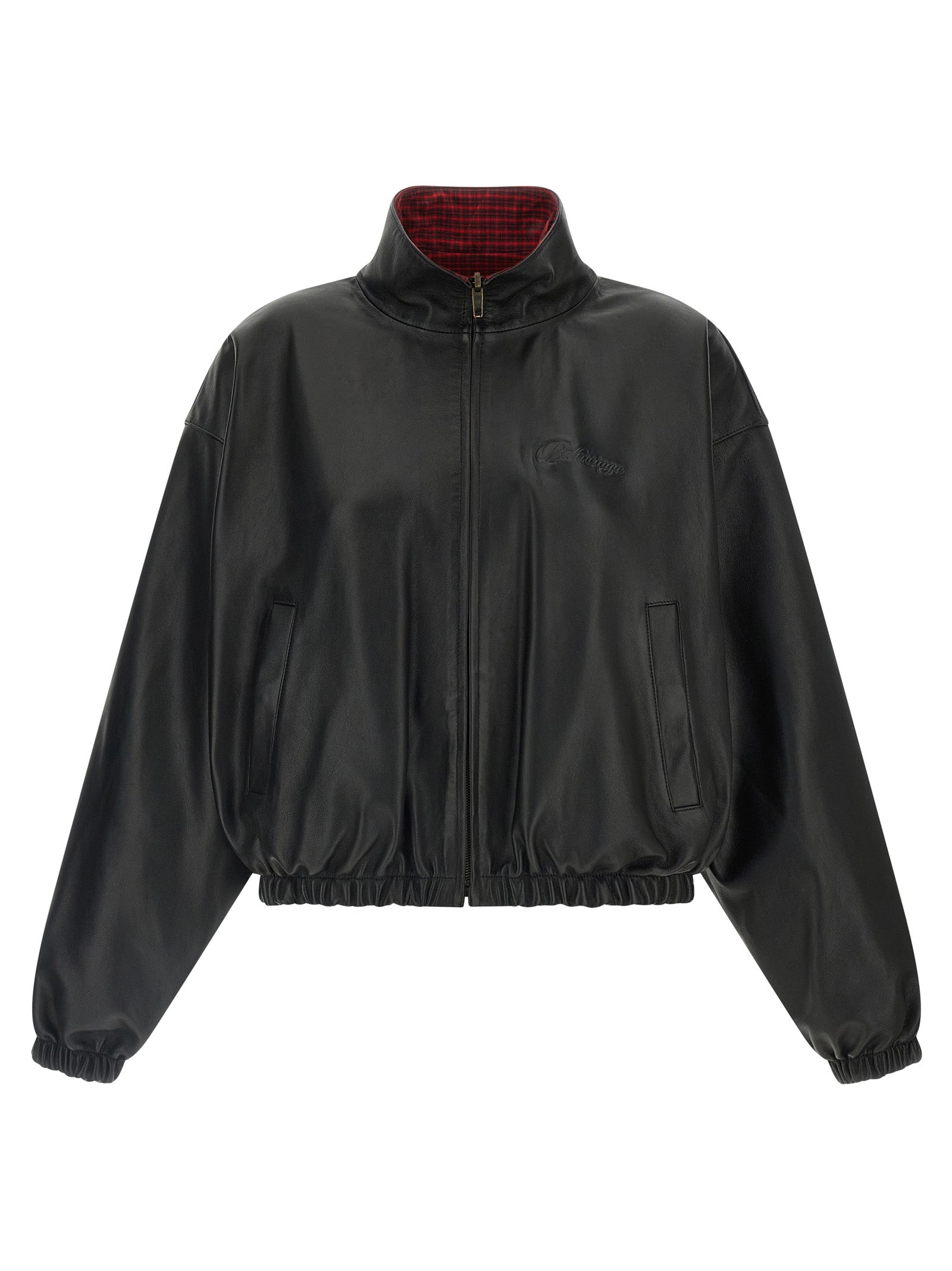 Balenciaga Black Lamb Leather Leather Jacket Balenciaga