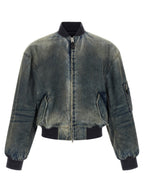 Balenciaga Gray Polyester Bomber Balenciaga