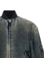 Balenciaga Gray Polyester Bomber Balenciaga
