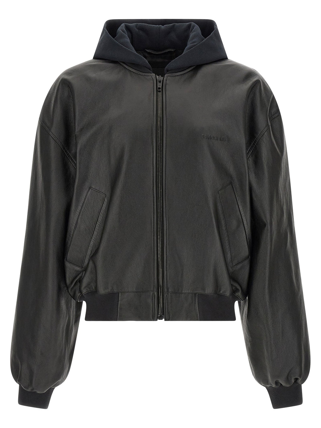 Balenciaga Black Lamb Leather Leather Jacket Balenciaga