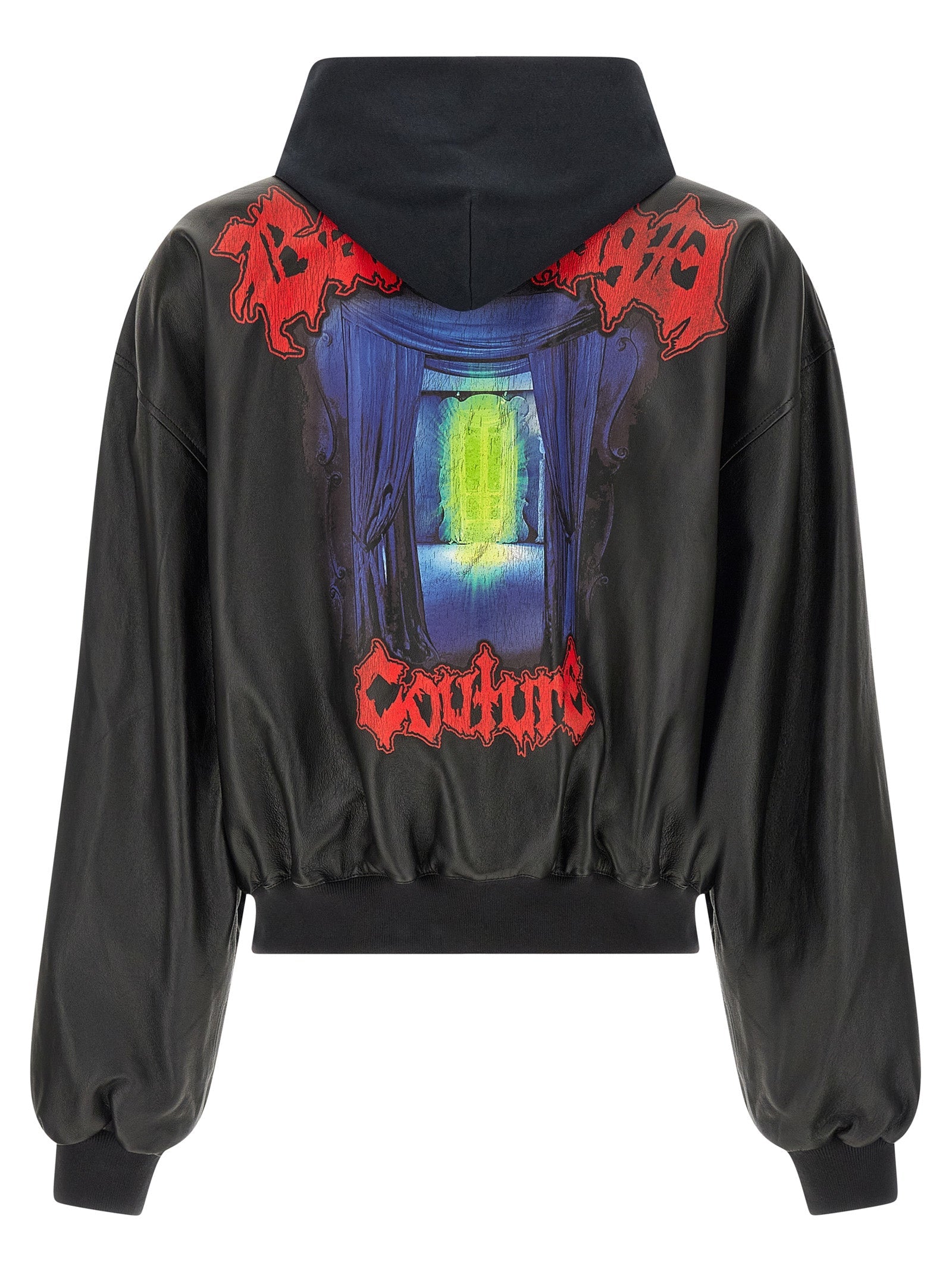 Balenciaga Black Lamb Leather Leather Jacket Balenciaga